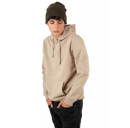 Gorro punto reciclado con dobladillo