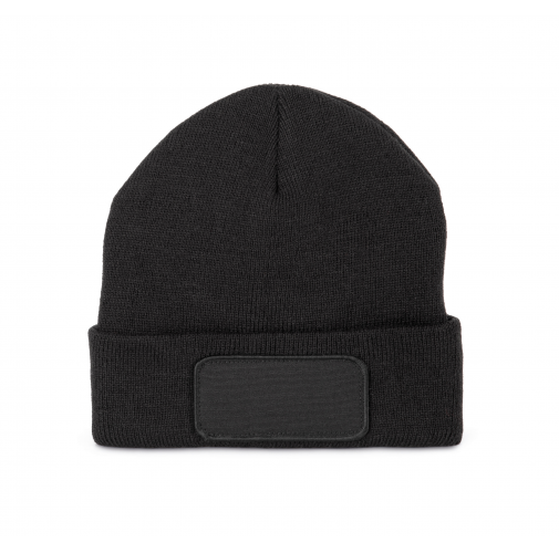 black Gorro con parche y forro Thinsulate™