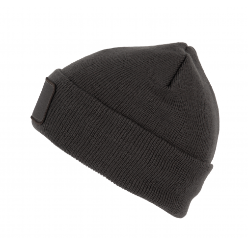 dark grey Gorro con parche y forro Thinsulate™