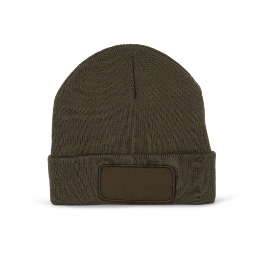 dark khaki Gorro con parche y forro Thinsulate™