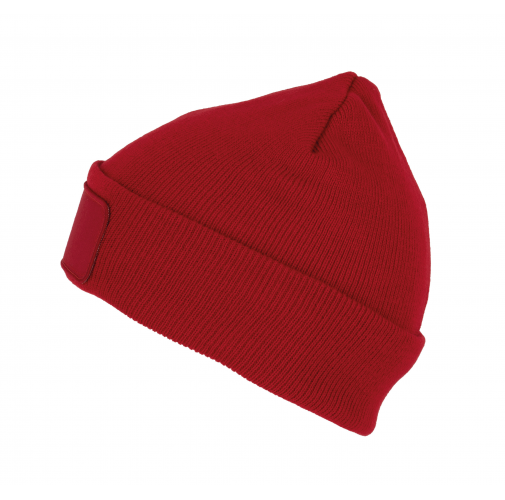 red Gorro con parche y forro Thinsulate™