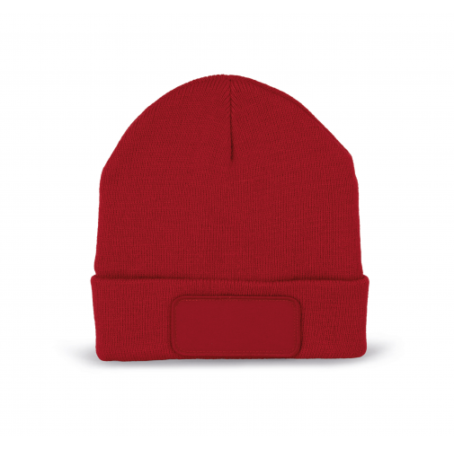 red Gorro con parche y forro Thinsulate™