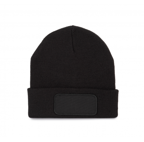 black Gorro con parche