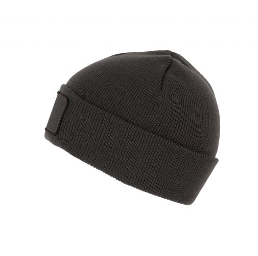 dark grey Gorro con parche