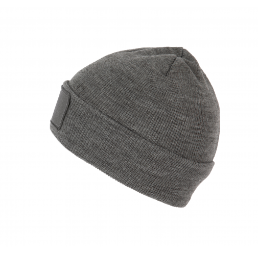 grey heather Gorro con parche