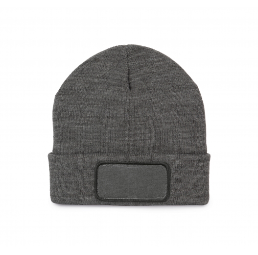 grey heather Gorro con parche