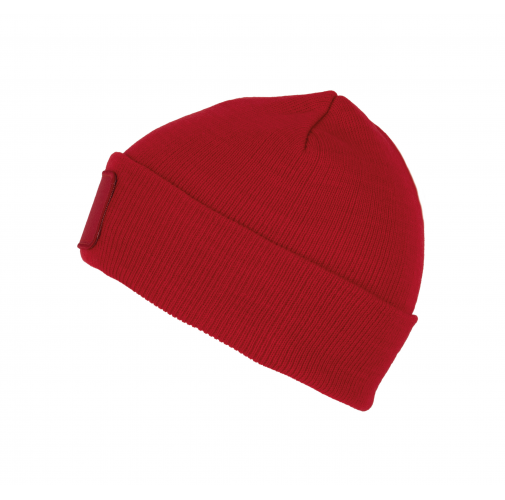 red Gorro con parche