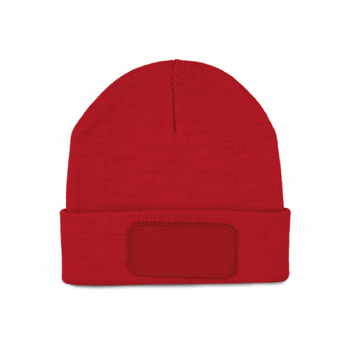 red Gorro con parche