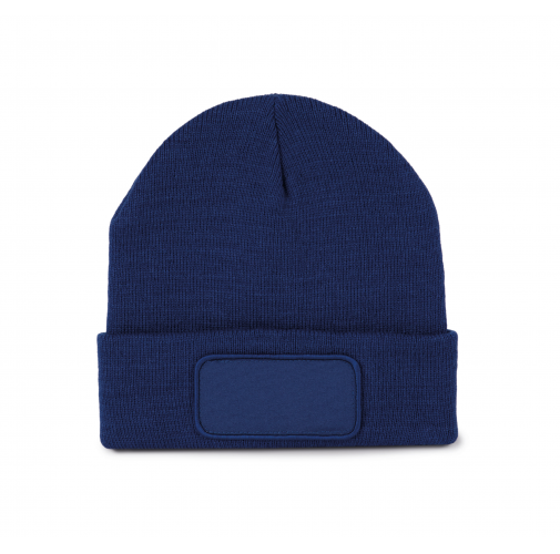 royal blue Gorro con parche