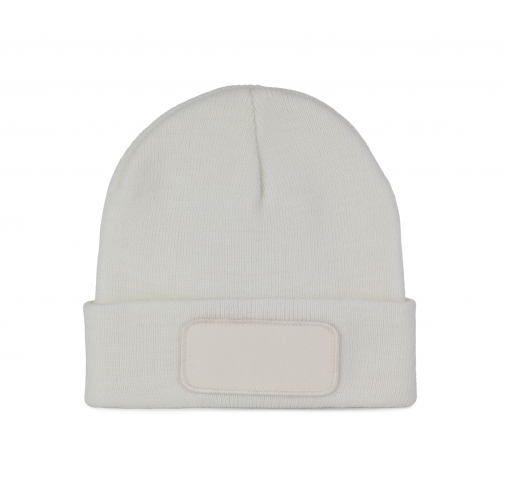 white Gorro con parche
