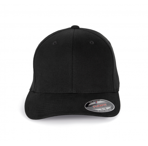 black Gorra Flexfit algodón peinado - 6 paneles