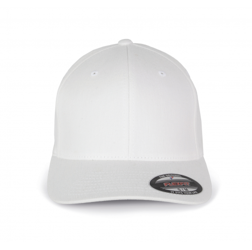 white Gorra Flexfit algodón peinado - 6 paneles
