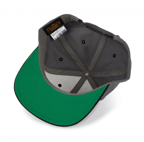 dark grey / black Gorra visera plana - 6 paneles