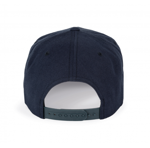 navy Gorra visera plana - 6 paneles