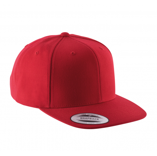 red Gorra visera plana - 6 paneles