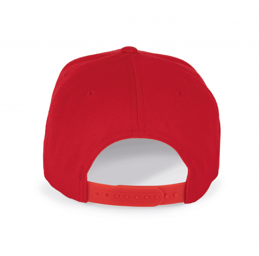 red Gorra visera plana - 6 paneles