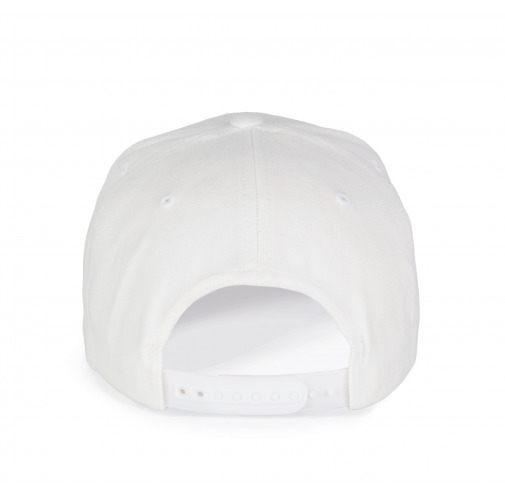 white Gorra visera plana - 6 paneles