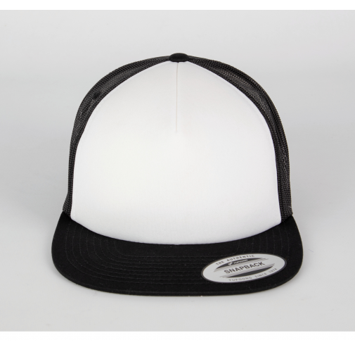 black / white Gorra Trucker clásica - 5 paneles