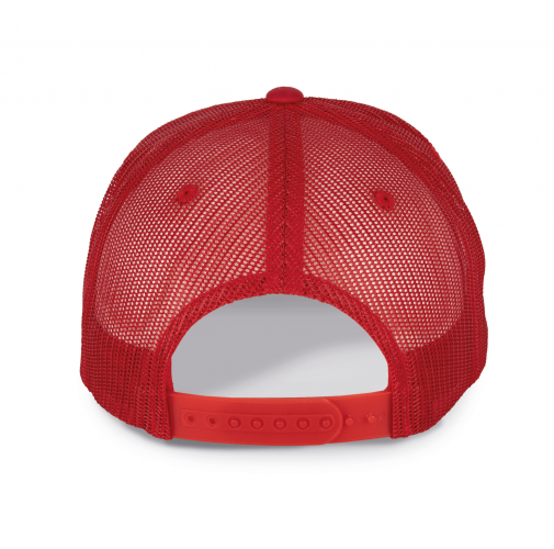 red / white / red Gorra Trucker clásica - 5 paneles