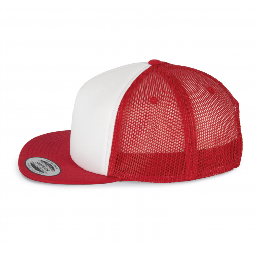 red / white / red Gorra Trucker clásica - 5 paneles