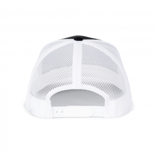 black / white Gorra Trucker modelo retro - 6 paneles