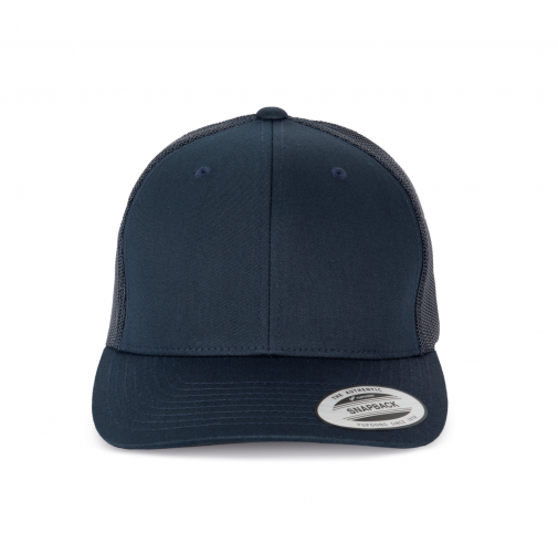 navy Gorra Trucker modelo retro - 6 paneles