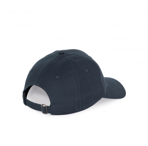 navy Gorra de algodón reciclado - 6 paneles
