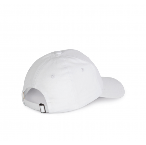 white Gorra de algodón reciclado - 6 paneles