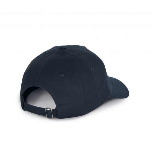 navy Gorra de algodón reciclado - 5 paneles