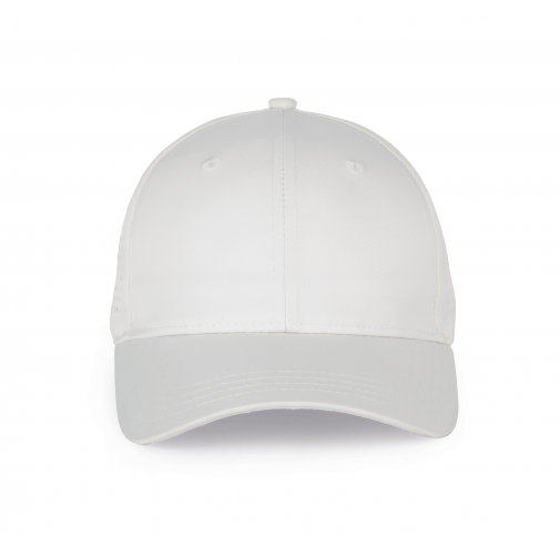 white Gorra microperforada - 6 paneles