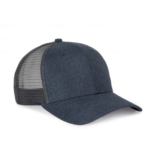 abyss blue heather Gorra trucker - 6 paneles
