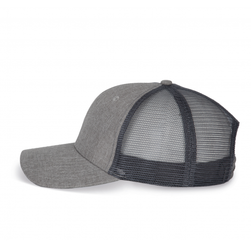 granite grey heather Gorra trucker - 6 paneles