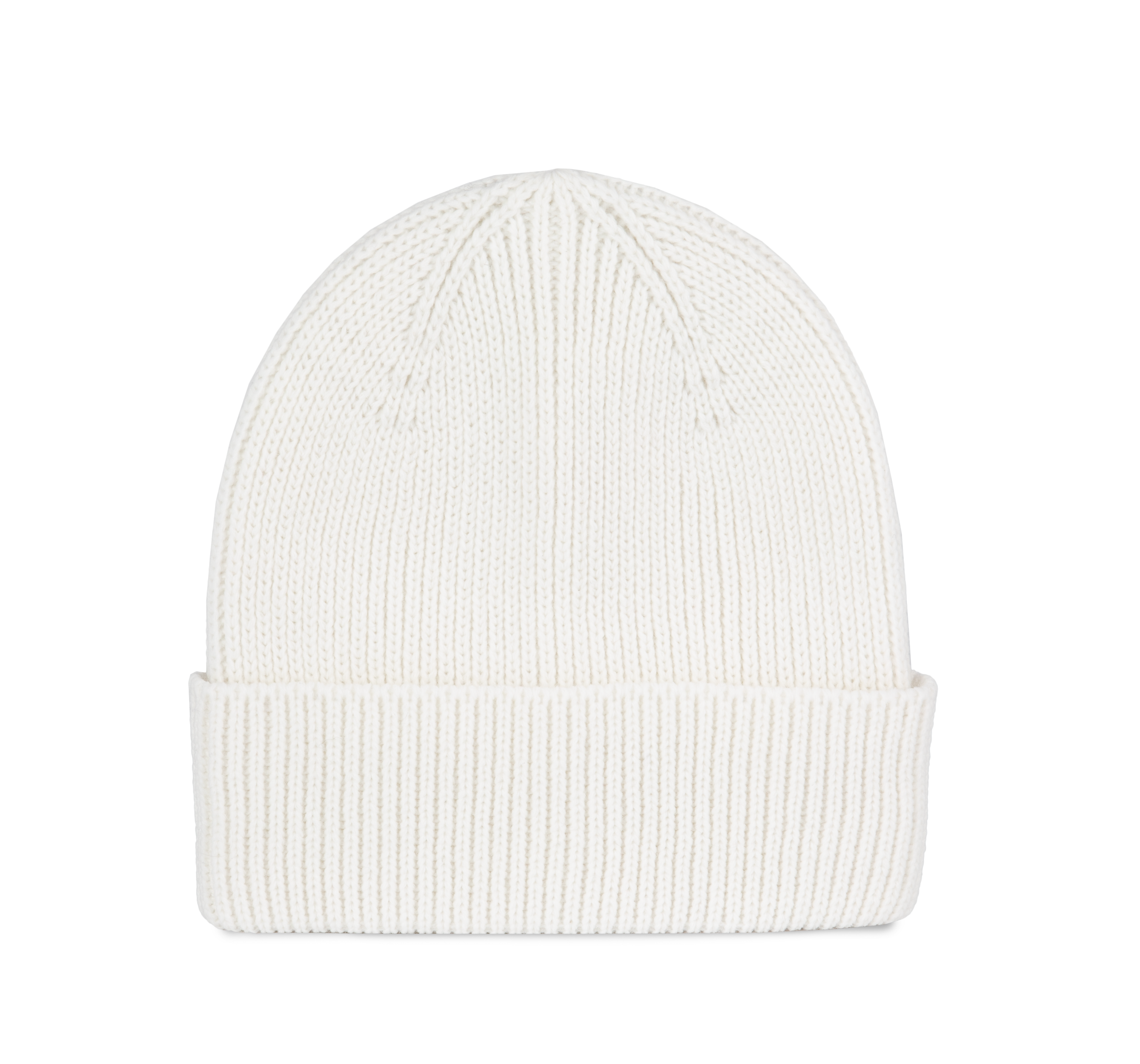 Gorro de canalé con dobladillo