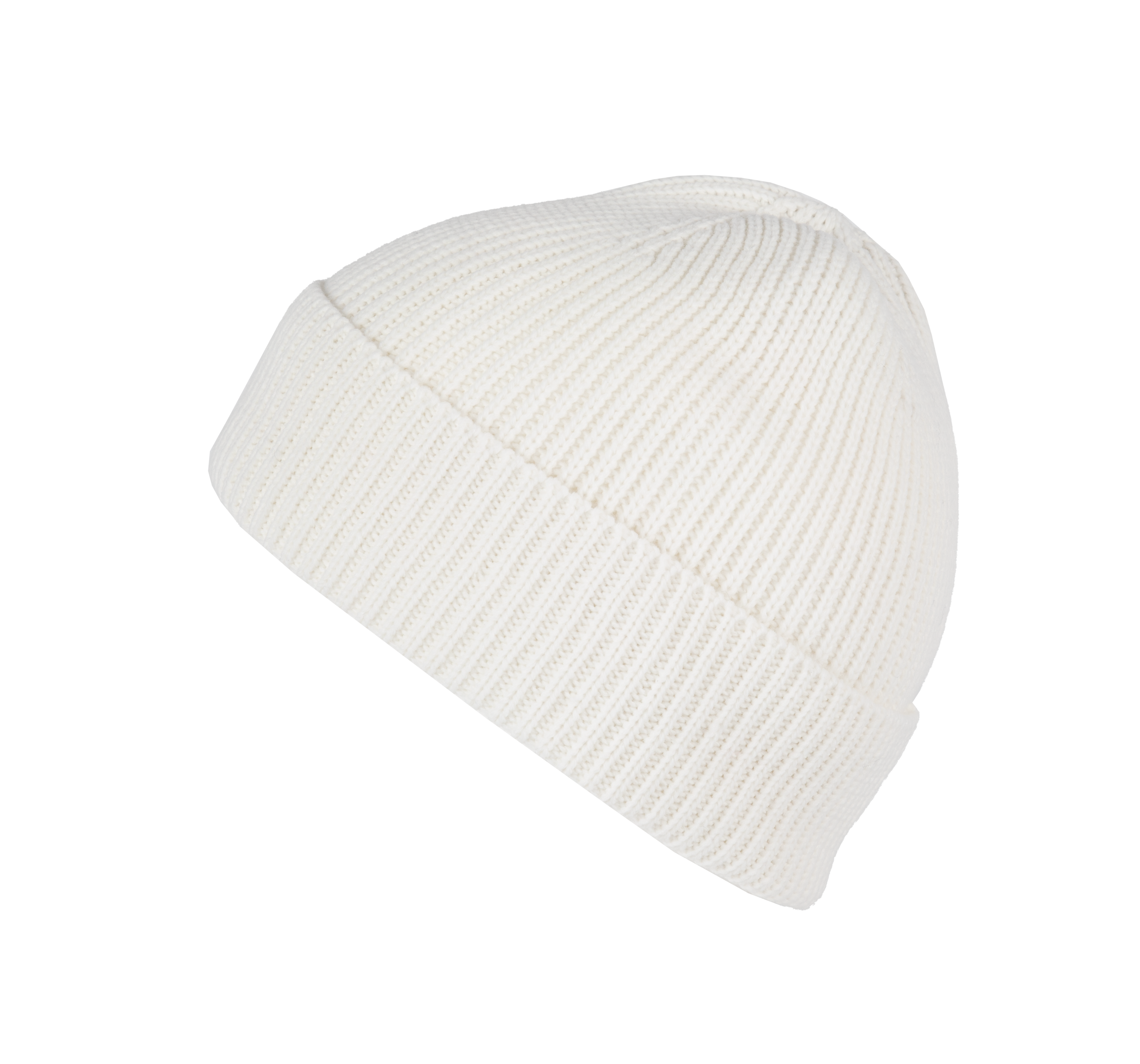 Gorro de canalé con dobladillo