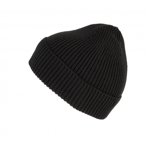 Gorro de canalé con dobladillo