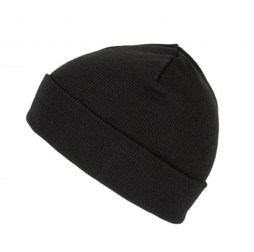black Gorro de punto fino