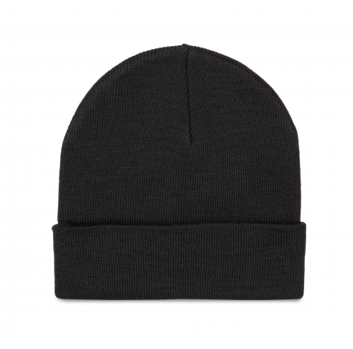 black Gorro de punto fino