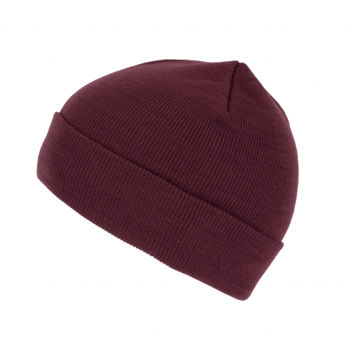 dark cherry Gorro de punto fino