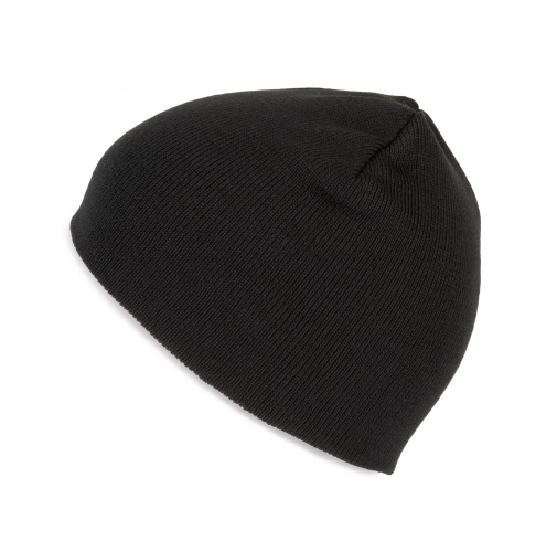 black Gorro de punto fino
