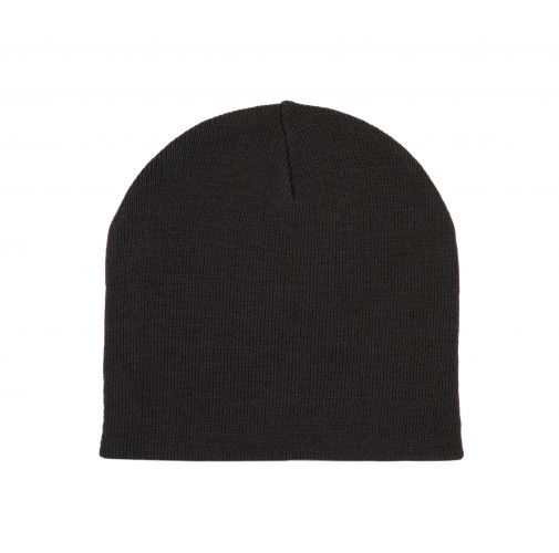 black Gorro de punto fino