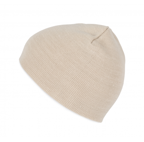light sand Gorro de punto fino