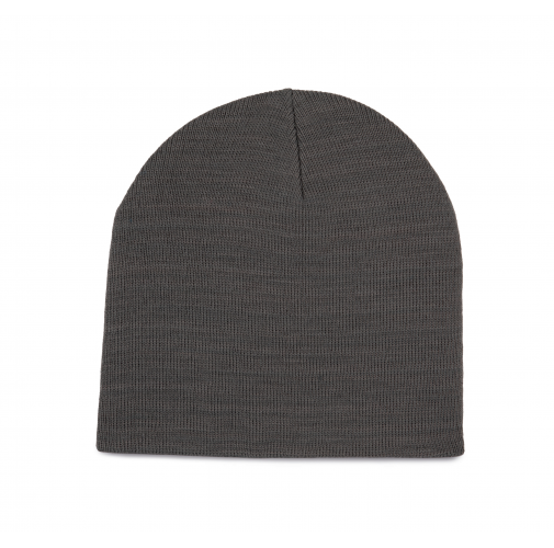 cement grey Gorro de punto fino