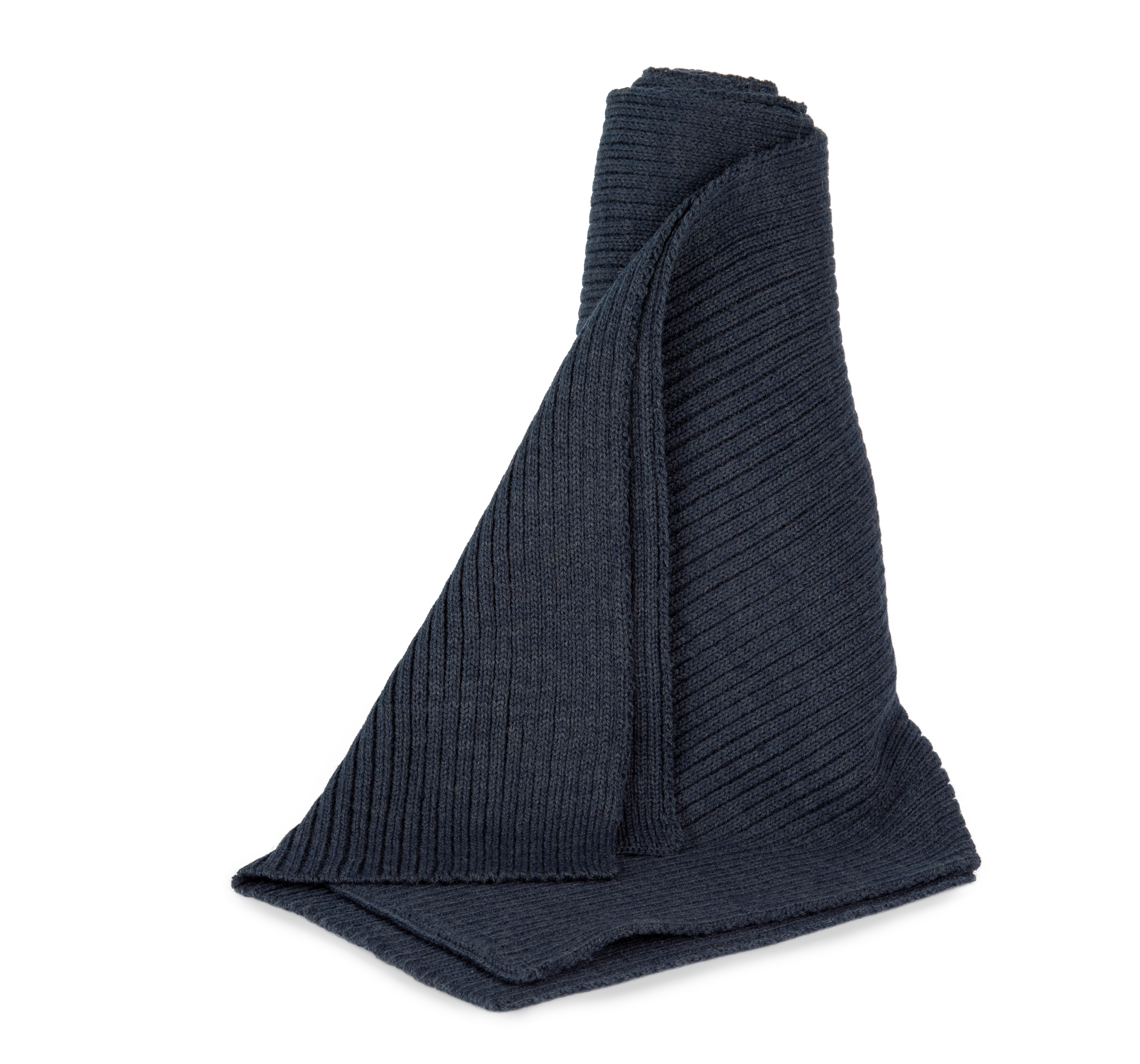 Bufanda de punto canalé