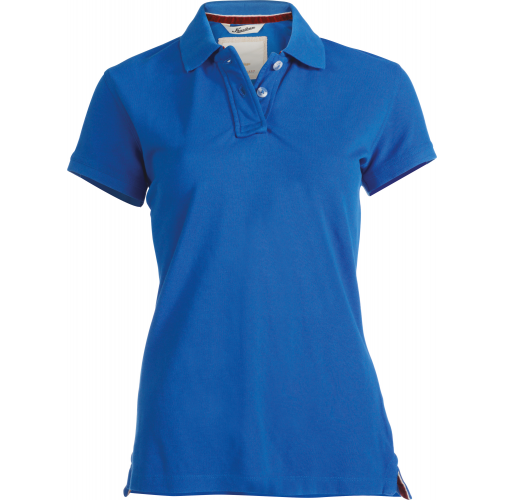 vintage blue Polo manga corta de mujer