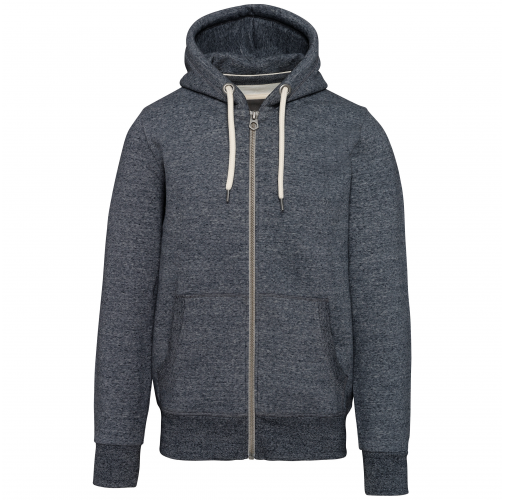 night blue heather Sudadera vintage - cremallera y capucha hombre