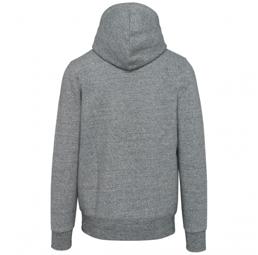 slub grey heather Sudadera vintage - cremallera y capucha hombre