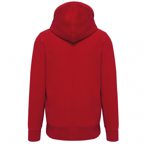 vintage dark red Sudadera vintage - cremallera y capucha hombre