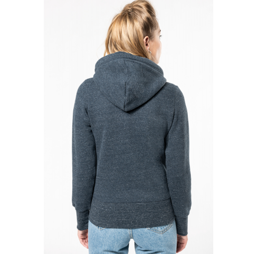 Sudadera vintage - cremallera y capucha mujer