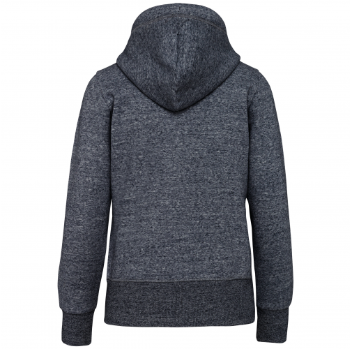night blue heather Sudadera vintage - cremallera y capucha mujer
