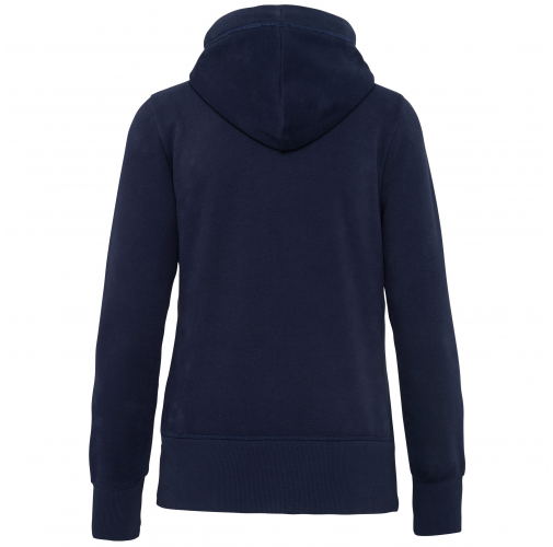 vintage navy Sudadera vintage - cremallera y capucha mujer
